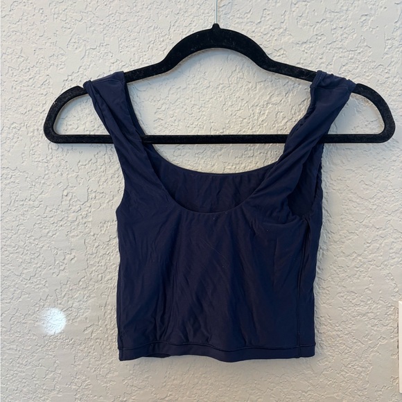 Aerie SMOOTHEZ Navy Square Neck Cami - Picture 3 of 4